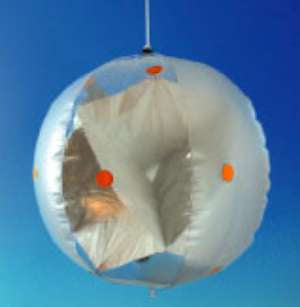 ECHOMAX EMA03i SOLAS INFLATABLE RADAR REFLECTOR, LIFERAFT 24″