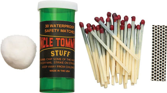 Uncle Tommy’s 30 Waterproof Safety Matches