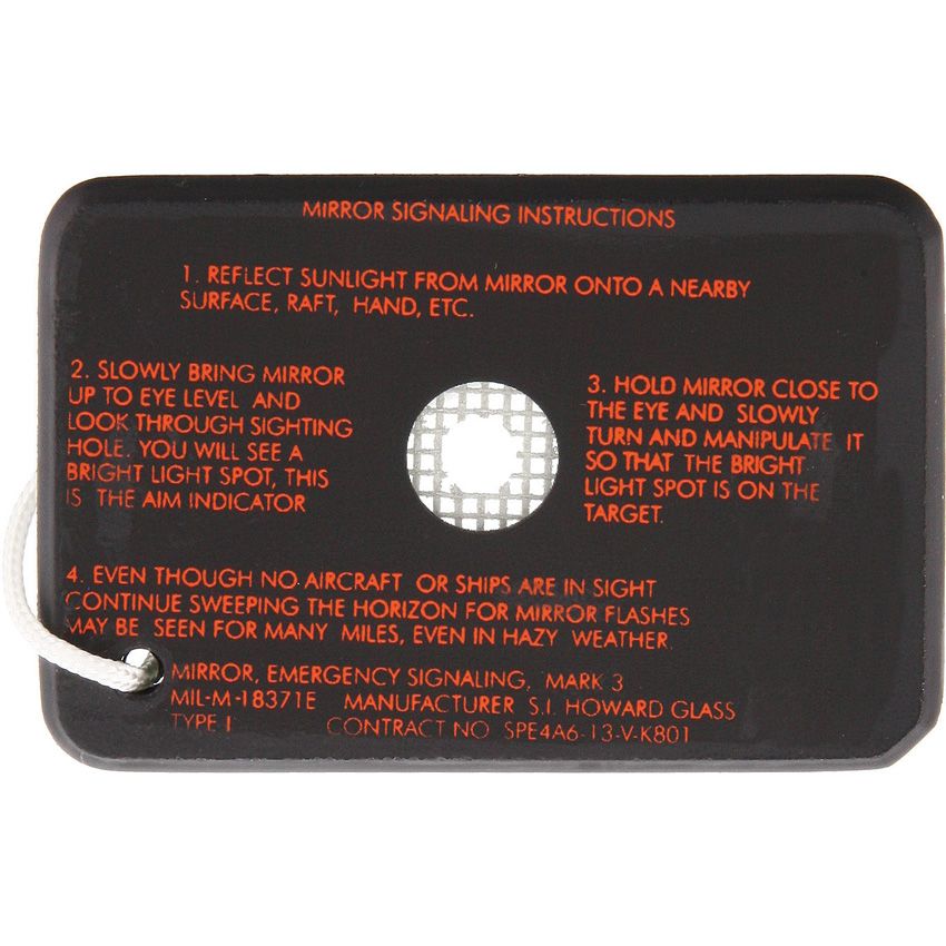 S.I. Howard Glass, Glass Signal Mirror